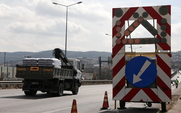 Κυκλοφοριακές ρυθμίσεις και σήμερα στη νέα εθνική Αθηνών – Θεσσαλονίκης